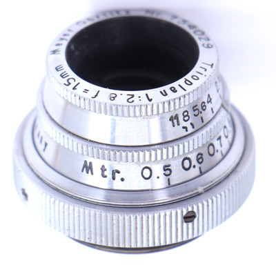 Meyer Gorlitz Trioplan 15mm f/2.8 C Mount 15/2.8 movie Lens Bolex Germany Rare