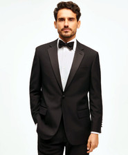 Brooks Brothers Makers Tuxedo 1818 Black Ital...