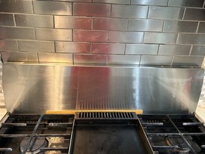 Range Splashguard Backsplash Stainless Steel