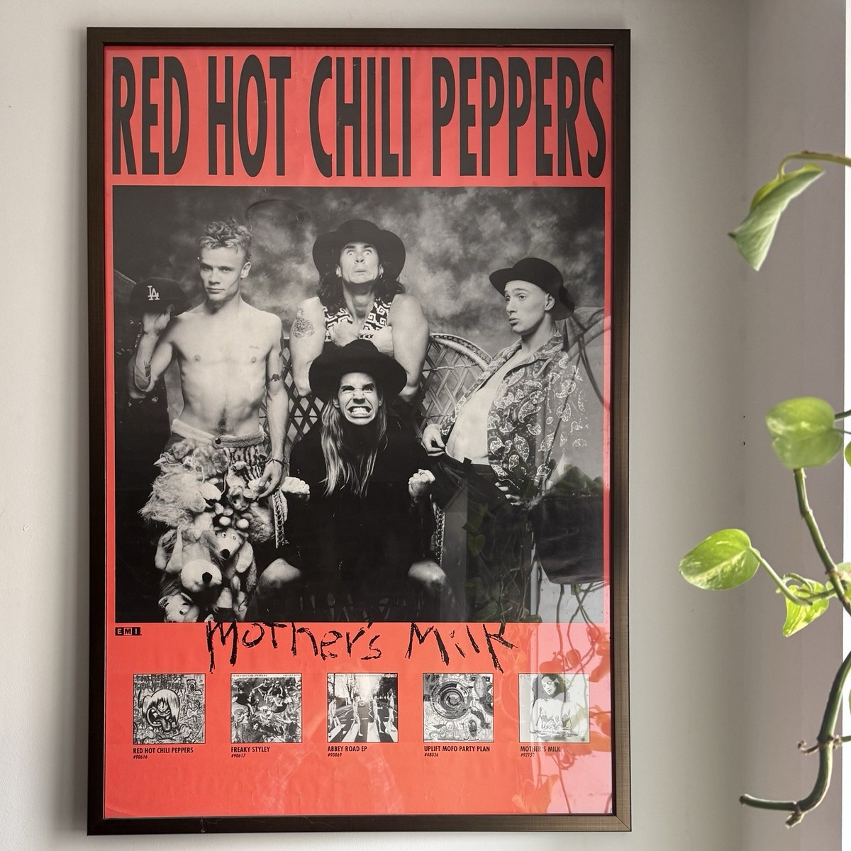超超ビッグサイズ 80s レッドホットチリペッパーズ マザーズミルク ポスター Vintage 1988 Red Hot Chili Peppers Mothers Milk Promo Poster | eBay