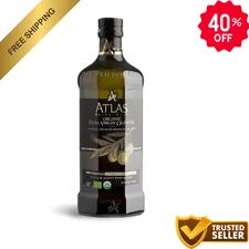 Atlas 750 mL Organic Cold Press Extra Virgin Olive Oil with Polyphenol Rich f...