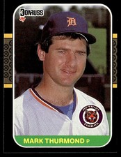 1987 Donruss Mark Thurmond Detroit Tigers #543