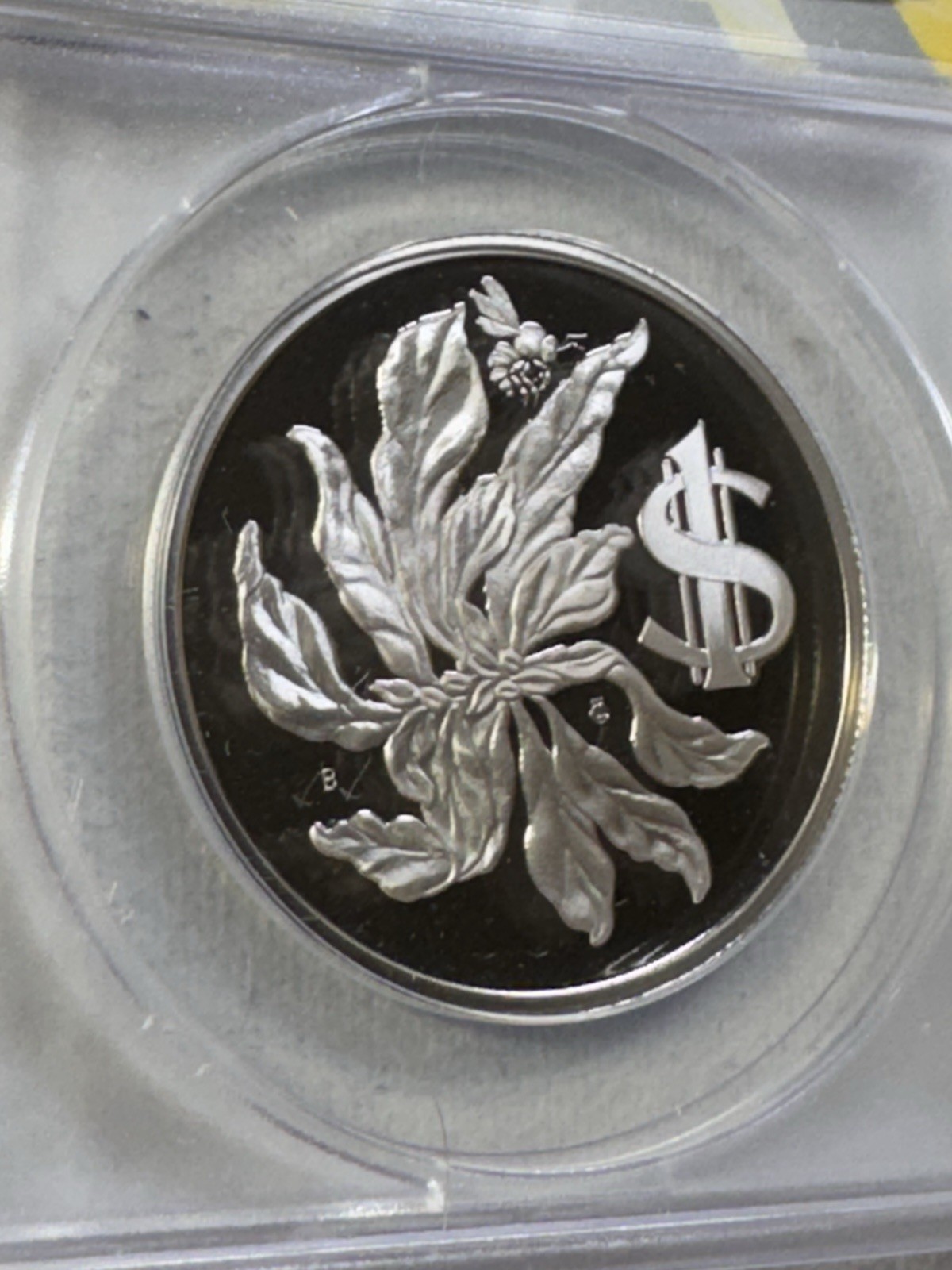 1976 Cayman Islands $1 Silver Proof Low Mintage Graded PR 69 DCAM by ANACS