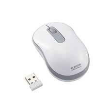 ELECOM Wireless Mouse M-DY10DRSKWH Quiet Antibacterial 3 Buttons Small White