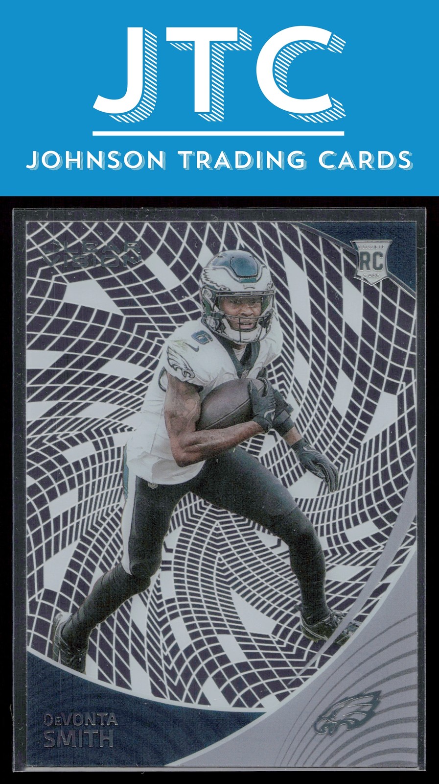 2021 Chronicles DeVonta Smith Clear Vision Rookies #CVR-9 Philadelphia RC
