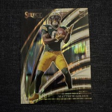 2025 Panini Select Matthew Golden #267 White Shock Prizm /799 Packers