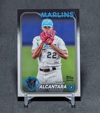 Sandy Alcantara 2024 Topps Japan Edition Baseball Card #156 Miami Marlins