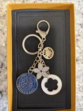 Louis Vuitton Zipper pull Trunks & Bags Pendant Bag Charm Keychain Navy