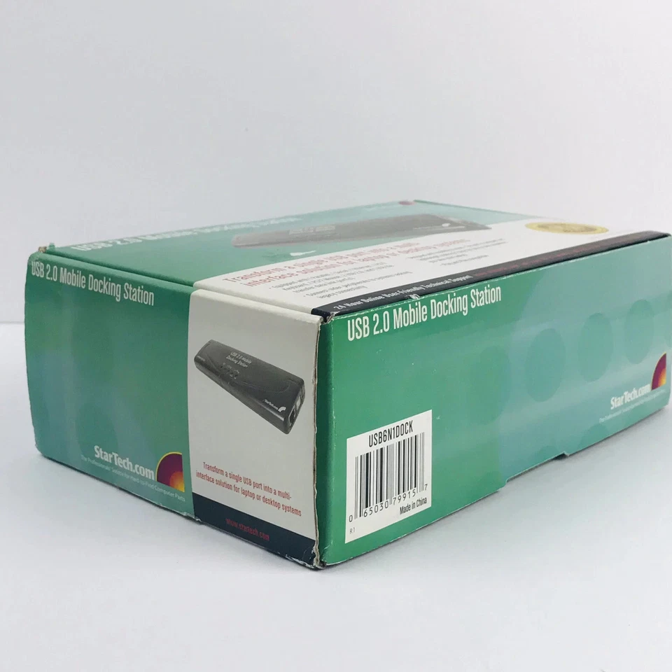 StarTech USB 2.0 Mobile Dock Station Laptop/PC Bkwrd Compat + Accessory Open Box - Image 4 of 4