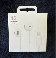 USB-C Wired Earbuds with Mic Volume Control, White, In-Ear Headphones