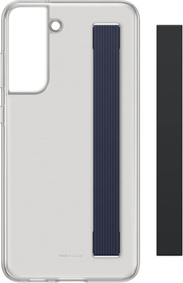 Galaxy S21 FE 5G Clear Slim Strap Cover, Protective Phone Case, Shockproof Smart