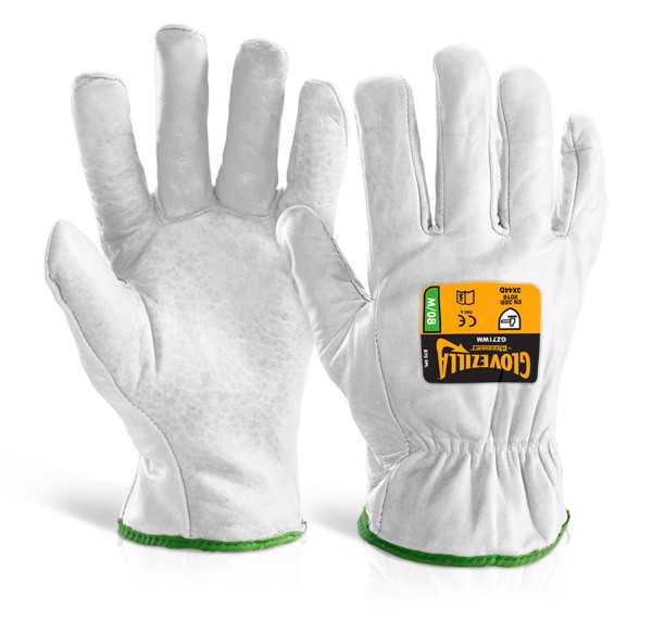 Beeswift Glovezilla Cut Resistant Drivers Gloves White Size L
