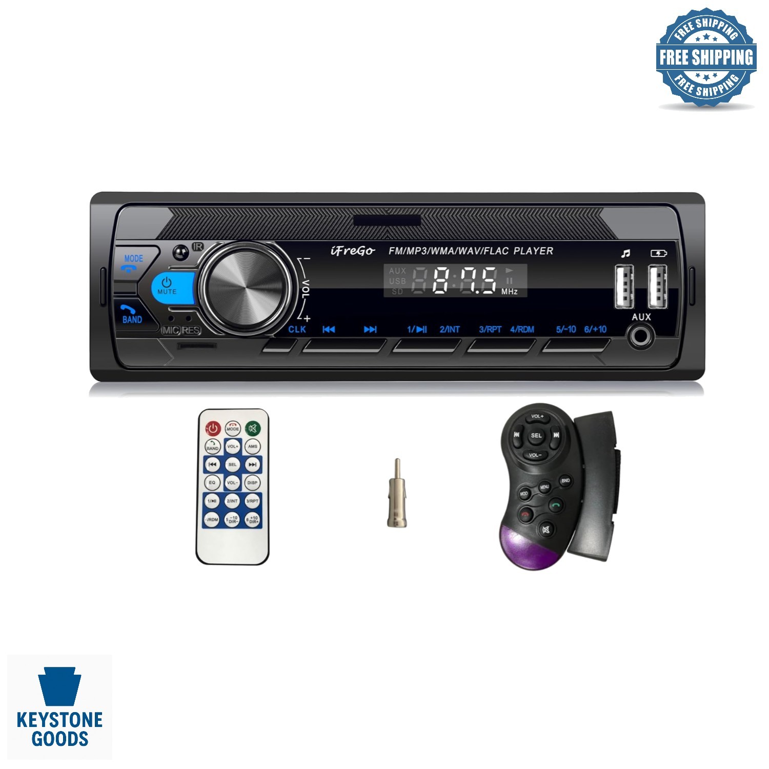 With Fm Radio, Multi-color Led, Fas...
