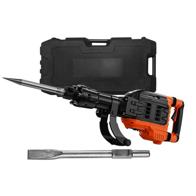 #ad Demolition Jack Hammer Concrete Breaker 3500W Electric 2 Chisel Bits Black $129.99