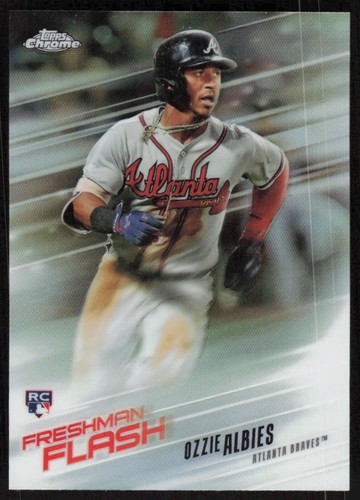 2018 Topps Chrome Freshman Flash #FF-8 Ozzie Albies Freshman Flash