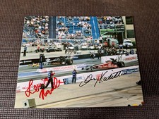 NHRA Luigi Noveli & Doug Kalitta Joliet 8x10 Autographed Photo