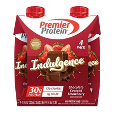 Premier Protein Indulgence 30g Protein Shake - Chocolate Strawberry - 11oz/4pk