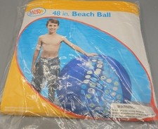 Sand N Sun 48 Inflatable Beach Ball Jumbo Blu...