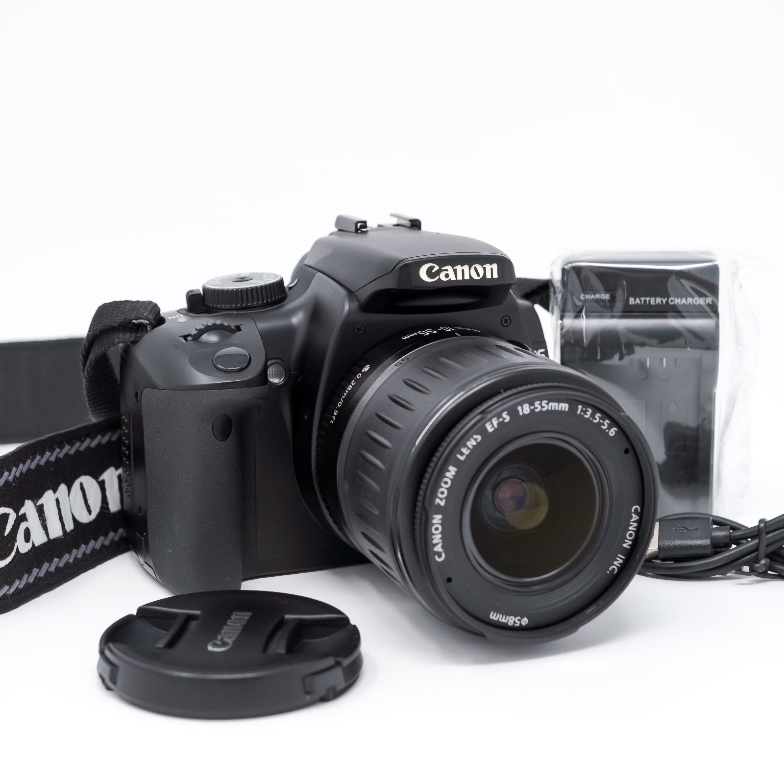Canon EOS 400D 10.1MP DSLR Camera Body + 18-55mm Lens Kit - Great Condition