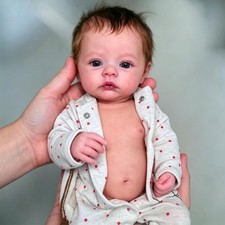 Realistyczne lalki Reborn Baby Dolls Chłopiec 19 cali Pełne ciało Silikon Realistyczne noworodki
