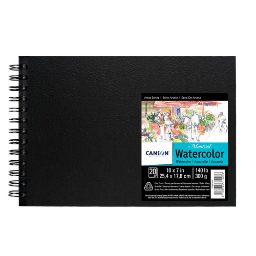 Artist Series Montval Watercolor Paper, Wirebound Pad, 10x7 inches, 20 Sheets...