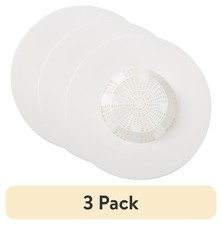 3 Pack Mainstays Self Sealing Hair Catcher, Flexible Rubber for 5in Drain