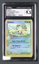 Pokemon Breloom 33/100 EX Sandstorm Reverse Holo (2003) English CGC 9.5 on eBay