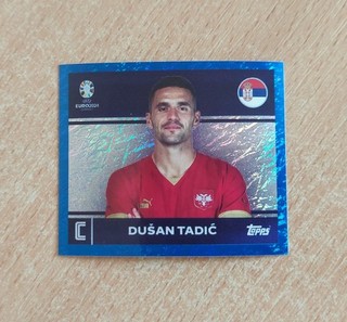 Topps Euro 2024 Sticker Blue/Blue SRB 2 Tadic Parallel Euro 2024