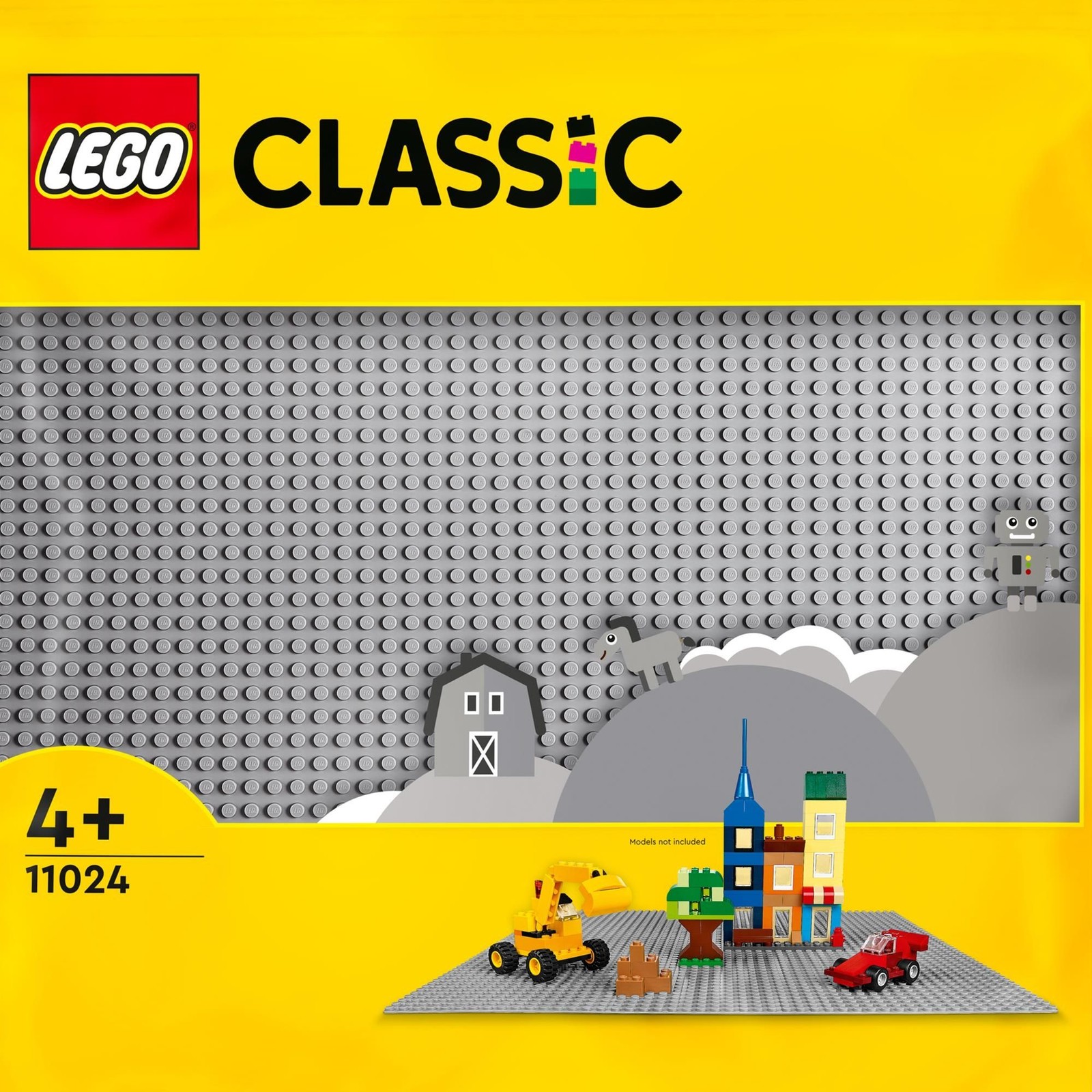 Lego 11024 LEGO Classic - Base grigia - Immagine 3
