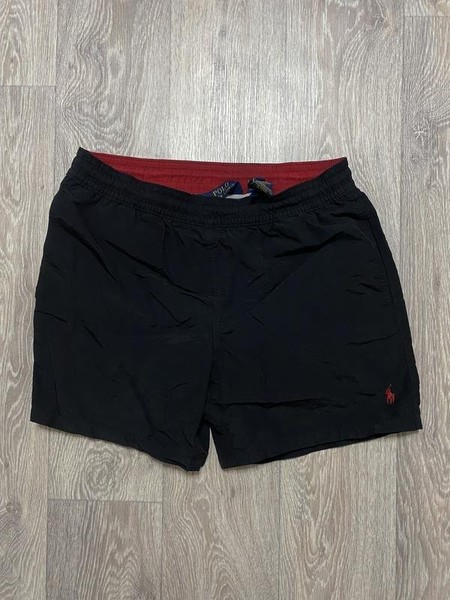 Men Polo Ralph Lauren Shorts Black Nylon 30