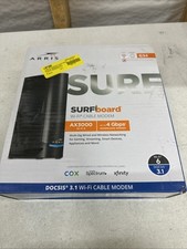 ARRIS - SURFboard - G34 - DOCSIS 3.1 WiFi 6 Cable Modem - AX3000 - 4 GBPS