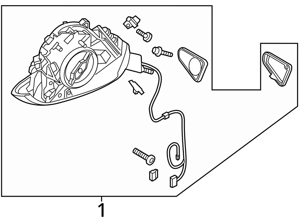 AUDI RS7 2014-2017 OEM CONJUNTO DE ESPEJO RETROVISOR PUERTA DELANTERA IZQUIERDA CON PLEGADO ELÉCTRICO PLATEADO Foto 4 de 4