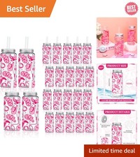 Adorable Reusable Pink Western Cowgirl Cups - Perfect for Parties Birthdays