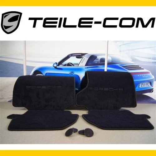 NUEVO PORSCHE 911 996 MK2 Juego de 4 alfombrillas para descapotable/targa con BO - Imagen 2 de 2