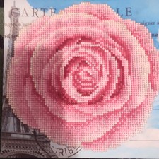Pink Rose Flower Diamond Painting