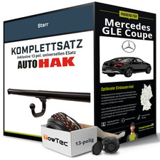 Für MERCEDES GLE Coupe Typ C167 Anhängerkupplung starr +eSatz 13pol uni 19- NEU