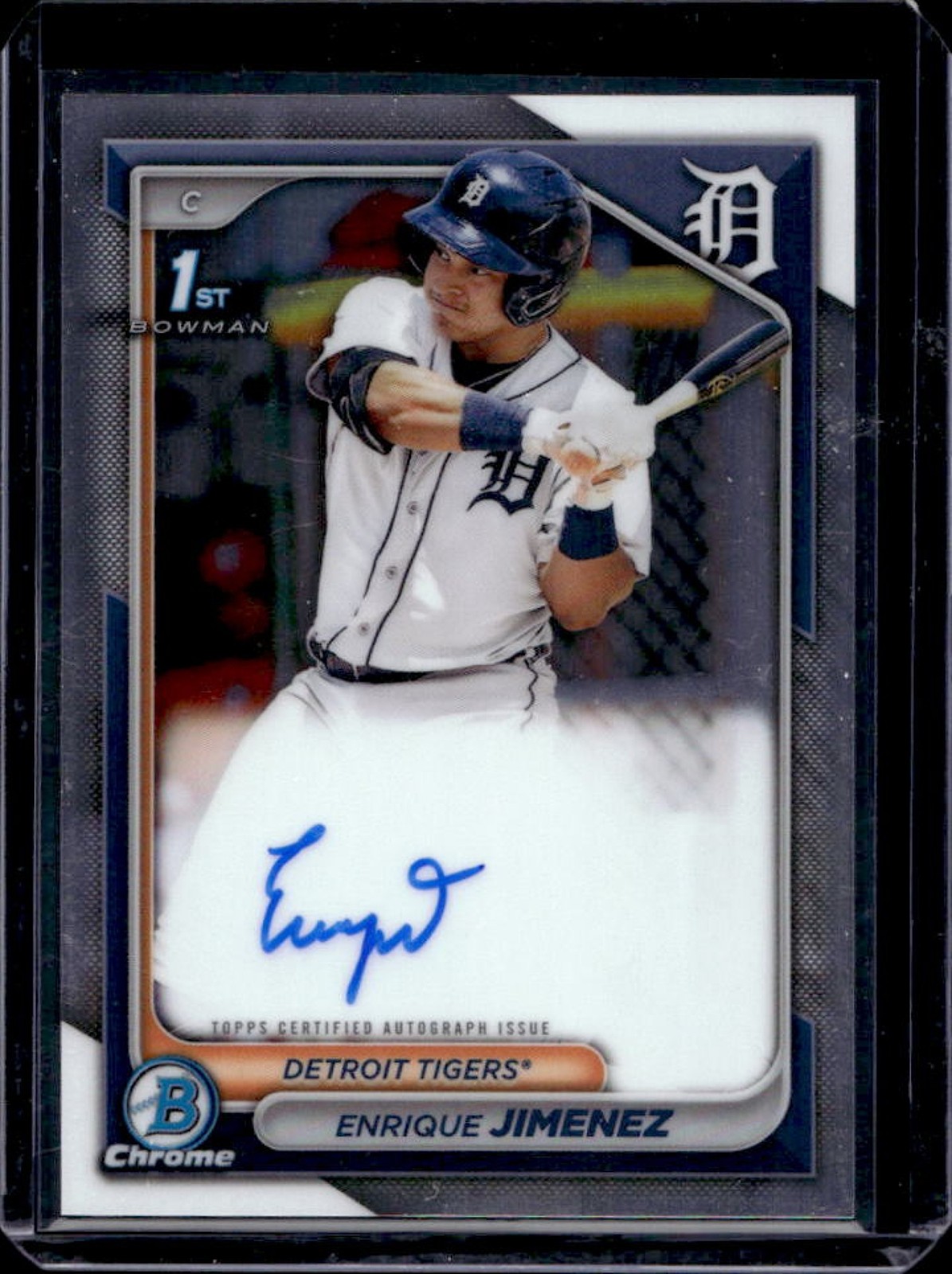 2024 Bowman Chrome Enrique Jimenez Auto 1st #CPA-EJ Tigers