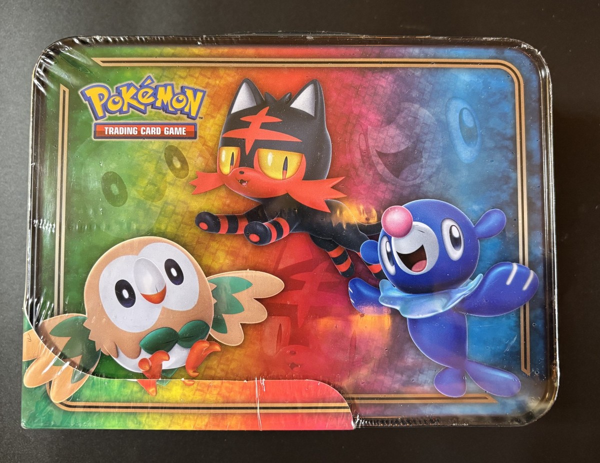 Pokemon TCG Sun & Moon Collectors Chest Metal Lunchbox Spring 2017