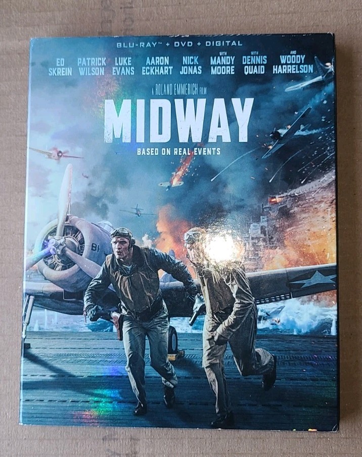 Midway (Blu-ray + DVD + DIGITAL, 2019) RARE OOP Slipcover | eBay