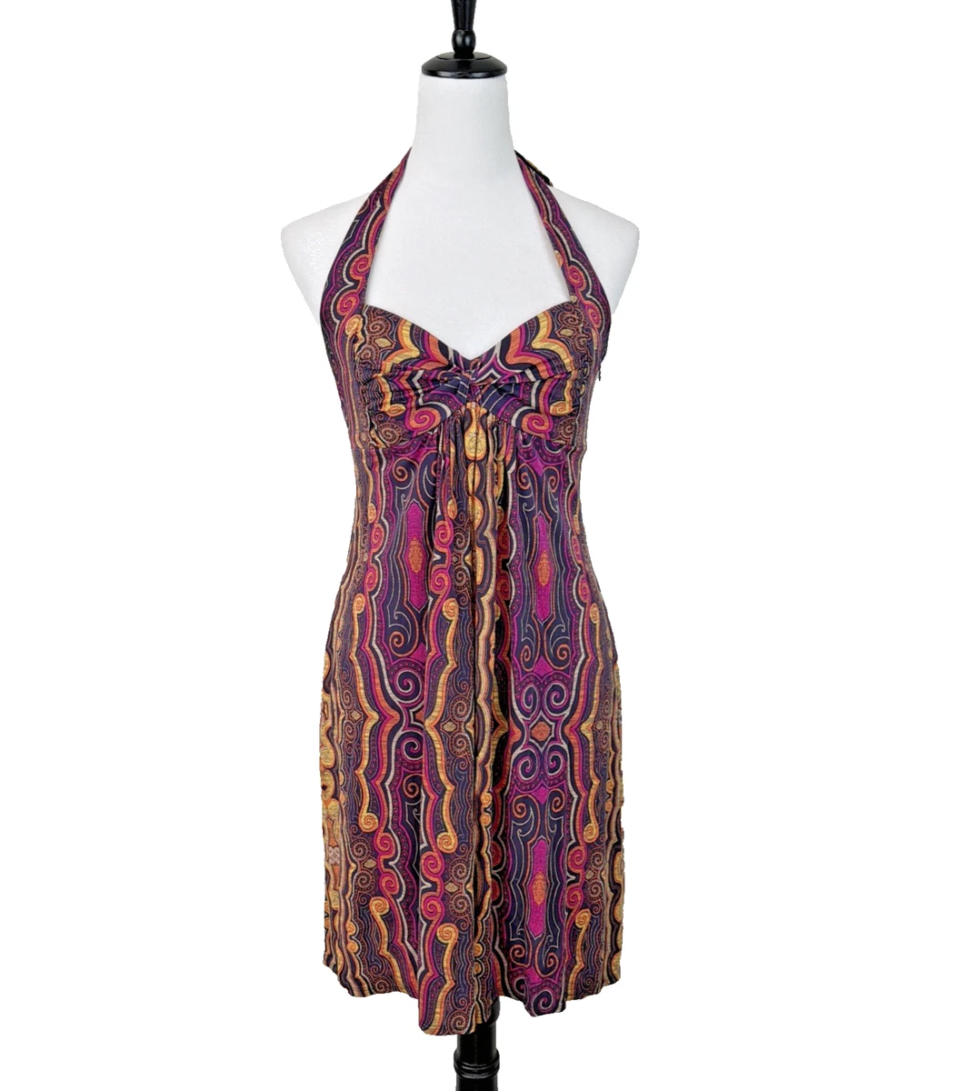 summer halter midi dress Natasha Eyelet Halter Midi Dress main image 0