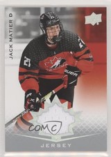 2021 Upper Deck Team Canada Juniors Jersey Jack Matier #93 0i47