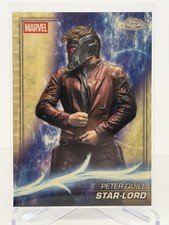 Marketplace image: 2025 Topps Chrome Marvel Studios Star-Lord #42 Superfractor 1/1 Chris Pratt