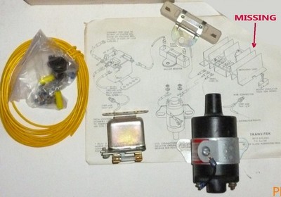 Vintage Car/Truck 12V Transitek T-100B Electronic Ignition System NOS Part AS IS