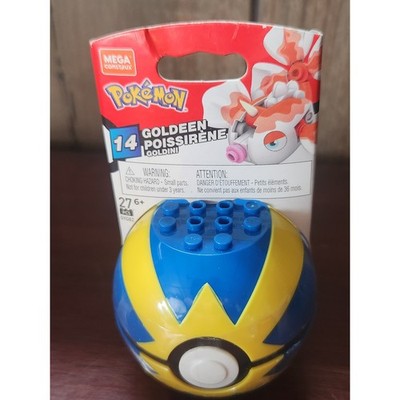 Mega Construx Pokemon Goldeen Buildable Figure #14 27pc NEW Sealed