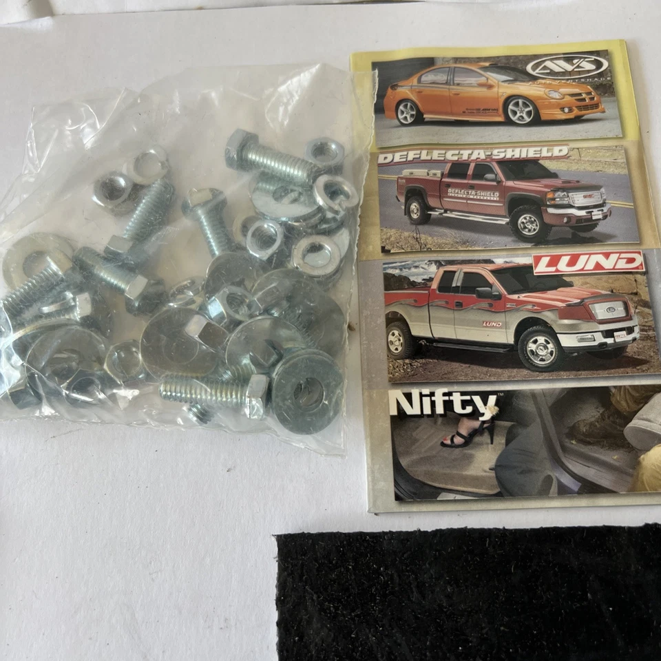 Deflecta-Shield EX-930DG-02 Rear 12" x 18.5" Rubber Mud Guards for 02 Dodge Ram - Image 4 of 4