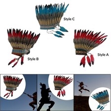 Accessori fotografici per copricapi di piume per spettacoli teatrali in