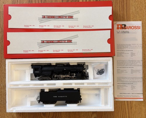 Locomotora Rivarossi HO #5436 Pere Marquette 2-8-4 Berkshire #1222 nueva en caja | Zustand: New