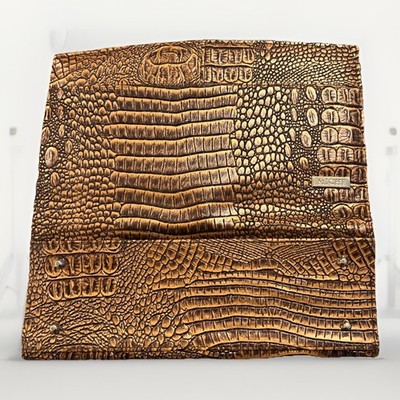 Miche Classic Shell Only Susan Retired Animal Print Footed Bottom Black Gold EUC