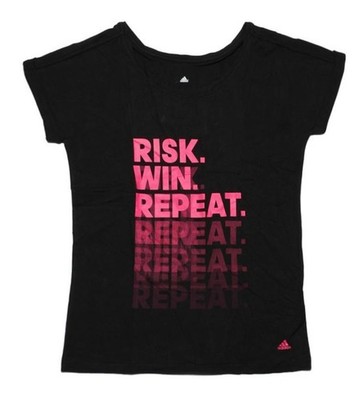 Adidas Stronger Tee Damen T-Shirt Gr. XS Damen Freizeit Shirt mit Print Aufdruck