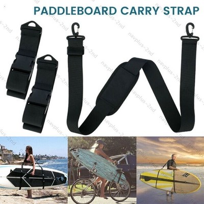 Verstellbare Tragegurt SUP Stand Up Paddle Board Surfbrett Schulterriemen Set DE